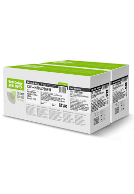 Картридж HP 05A (CE505A), Black, P2035/P2055, 2300 стор, ColorWay, Dual Pack (CW-H505/280FM)