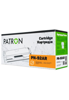 Картридж HP 92A (C4092A), Black, LJ 1100/3200/3220, 2500 стор, Patron Extra (PN-92АR)
