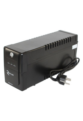 Джерело безперебійного живлення Ritar RTP850 (480W) Proxima-L, LED, AVR, 4st, 2xSCHUKO socket, 1x12V9Ah, plastik Case. Q4