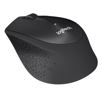 Миша Logitech M330 Silent Plus, Black, USB, бездротова, оптична, 1000 dpi, 3 кнопки, 1xAA (910-004909)