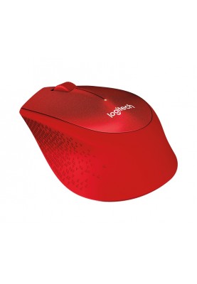Миша Logitech M330 Silent Plus, Red, USB, бездротова, оптична, 1000 dpi, 3 кнопки, 1xAA (910-004911)