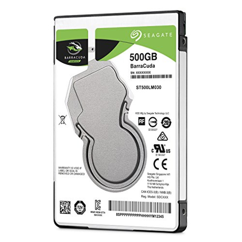 Жорсткий диск 2.5" 500Gb Seagate BarraCuda, SATA3, 128Mb, 5400 rpm (ST500LM030)