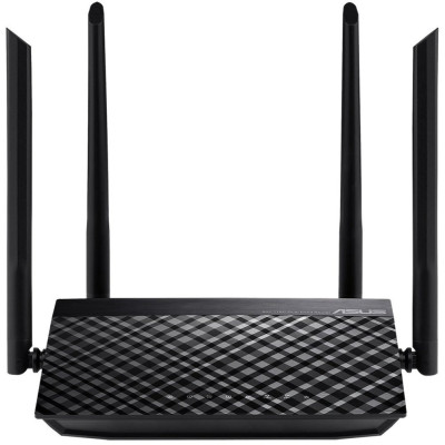 Маршрутизатор Asus RT-AC1200, Black, 1xLAN / 4xWAN / 3xLAN/WAN / 1xUSB
