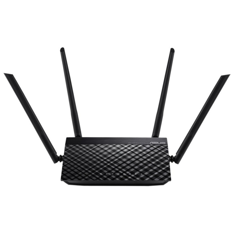 Маршрутизатор Asus RT-AC1200, Black, 1xLAN / 4xWAN / 3xLAN/WAN / 1xUSB