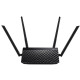 Маршрутизатор Asus RT-AC1200, Black, 1xLAN / 4xWAN / 3xLAN/WAN / 1xUSB