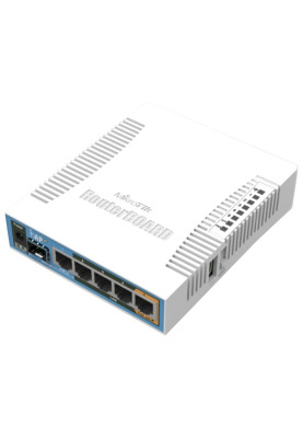 Роутер Mikrotik hAP ac lite (RB962UiGS-5HacT2HnT), 4 LAN 10/100/1000Mb