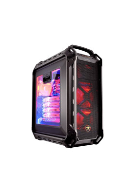 Корпус Cougar Panzer Max Black, без БЖ, Full Tower, Mini ITX/Micro ATX/ATX/CEB/L-ATX/E-ATX (E-ATX до 12"x11"), 2xUSB 3.0, 2xUSB 2.0, 556x266x612 мм