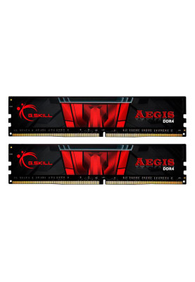 Пам'ять 8Gb x 2 (16Gb Kit) DDR4, 2400 MHz, G.Skill Aegis, 17-17-17-39, 1.2V, з радіатором (F4-2400C17D-16GIS)