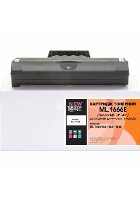 Картридж Samsung MLT-D1043S, Black, ML-1660/1661/1665, 1500 стор, NewTone (ML.1666E)