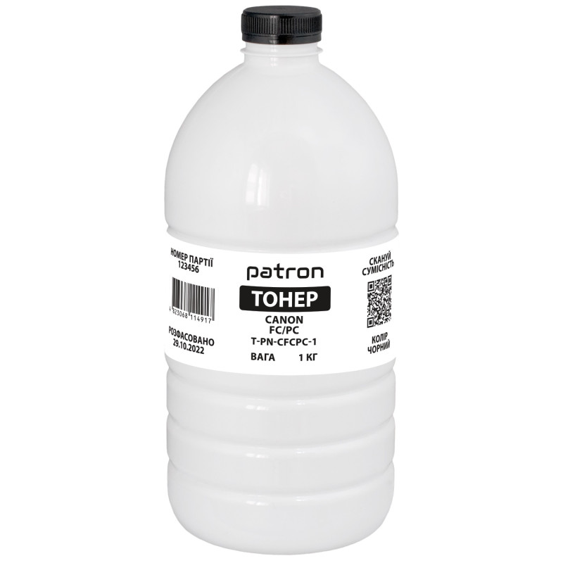Тонер Canon FC/PC, 1 кг, Patron (PN-CFCPC-1)