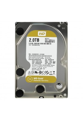 Жорсткий диск 3.5" 2Tb Western Digital Gold, SATA3, 128Mb, 7200 rpm (WD2005FBYZ)