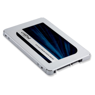Твердотільний накопичувач 500Gb, Crucial MX500, SATA3, 2.5", 3D TLC, 560/510 MB/s (CT500MX500SSD1)