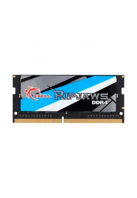 Пам'ять SO-DIMM, DDR4, 8Gb, 2400 MHz, G.Skill Ripjaws, 1.2V, CL16 (F4-2400C16S-8GRS)