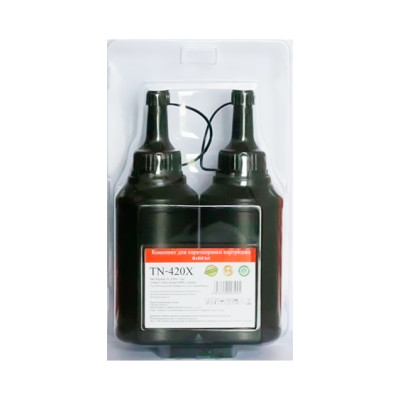 Комплект для заправки картриджа Pantum TN-420X, Black, M6700/M6800/M7100/M7200, P3010/P3300, 2 x тонер + чіп 3k