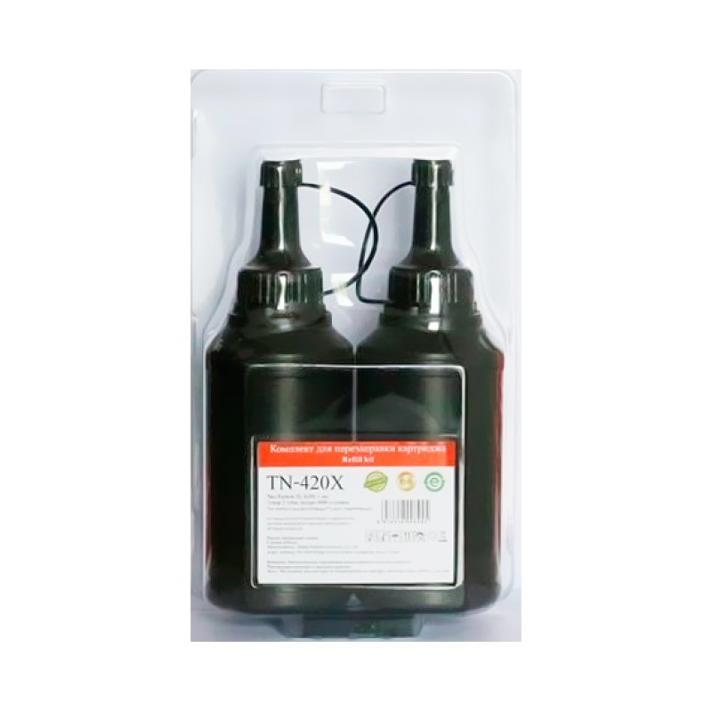 Комплект для заправки картриджа Pantum TN-420X, Black, M6700/M6800/M7100/M7200, P3010/P3300, 2 x тонер + чіп 3k
