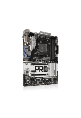 Мат.плата AM4 (X370) AsRock X370 Pro4, X370, 4xDDR4, CrossFireX, Int.Video(CPU), 6xSATA3, 2xM.2, 2xPCI-E 16x 3.0, 4xPCI-E 1x 2.0, ALC892, RTL8111GR, 7xUSB3.1/4xUSB2.0, VGA/DVI-D/HDMI, ATX