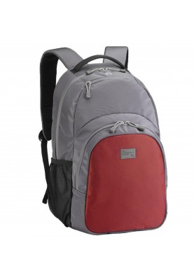 Рюкзак для ноутбука 16" Sumdex PON-336PR, Grey/Red, поліестер, 26 x 38.1 x 3.5 см
