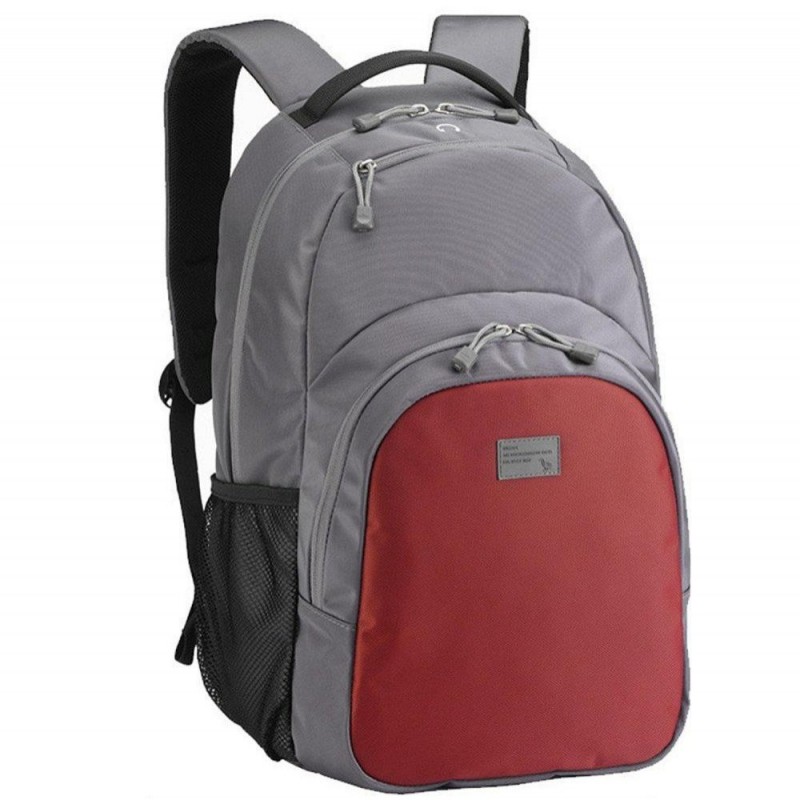 Рюкзак для ноутбука 16" Sumdex PON-336PR, Grey/Red, поліестер, 26 x 38.1 x 3.5 см