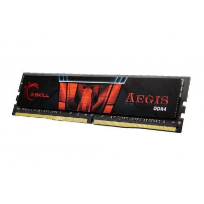 Пам'ять 8Gb DDR4, 2400 MHz, G.Skill Aegis, 17-17-17-39, 1.2V (F4-2400C17S-8GIS)