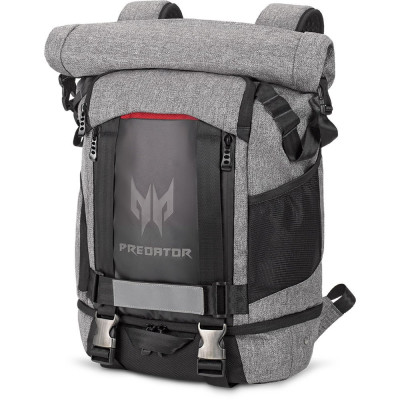 Рюкзак для ноутбука 15.6" Acer Predator Rolltop, Grey/Black (NP.BAG1A.290)