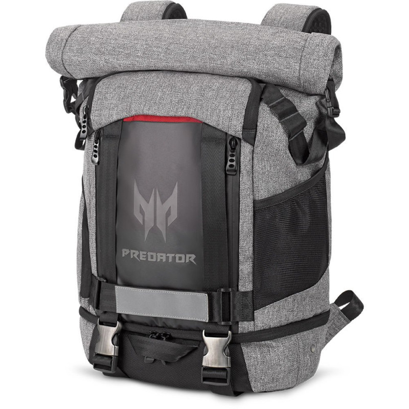 Рюкзак для ноутбука 15.6" Acer Predator Rolltop, Grey/Black (NP.BAG1A.290)