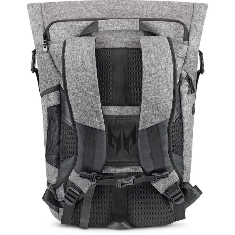 Рюкзак для ноутбука 15.6" Acer Predator Rolltop, Grey/Black (NP.BAG1A.290)