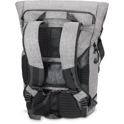 Рюкзак для ноутбука 15.6" Acer Predator Rolltop, Grey/Black (NP.BAG1A.290)