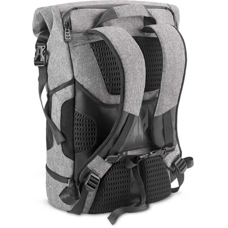 Рюкзак для ноутбука 15.6" Acer Predator Rolltop, Grey/Black (NP.BAG1A.290)