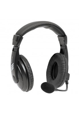 Навушники Defender Gryphon 750U, Black, USB, накладні, регулятор гучності, кабель 1.8 м (63752)