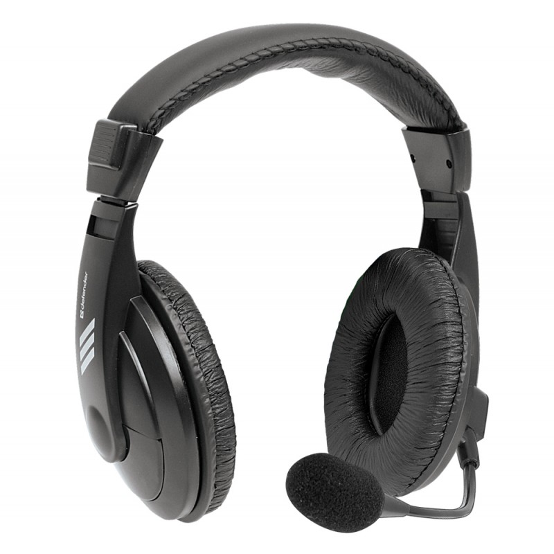 Навушники Defender Gryphon 750U, Black, USB, накладні, регулятор гучності, кабель 1.8 м (63752)