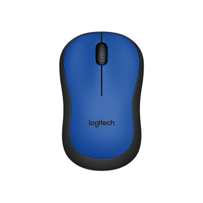 Миша Logitech M220 Silent, Blue/Black, USB, бездротова, оптична, 1000 dpi, 3 кнопки, 1xAA (910-004879)
