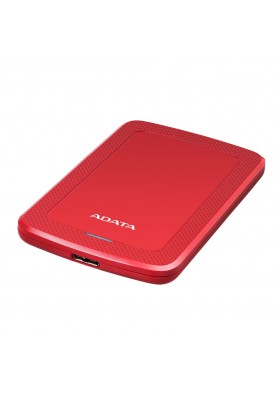 Зовнішній жорсткий диск 1Tb ADATA HV300, Red, 2.5", USB 3.2 (AHV300-1TU31-CRD)