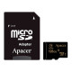 Карта пам'яті microSDXC, 128Gb, Class10 UHS-1, Apacer, SD адаптер, AP128GMCSX10U1-R