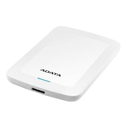 Зовнішній жорсткий диск 1Tb ADATA HV300, White, 2.5`, USB 3.2 (AHV300-1TU31-CWH)