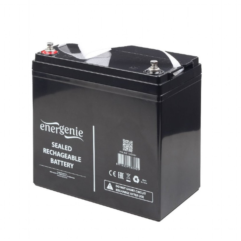Батарея для ДБЖ 12В 55Ач EnerGenie 230x215x137 (ШхВхД) BAT-12V55AH