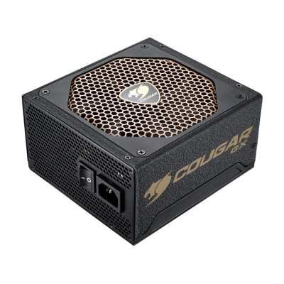 Блок живлення 800W, Cougar GX 800, Black, 140 мм, PFC, 80 Plus Gold, Modular, 20+4 pin, 2x4+4 pin, 4x6+2 pin, 4xMolex, 10xSATA, OVP/OPP/SCP/UVP/OCP