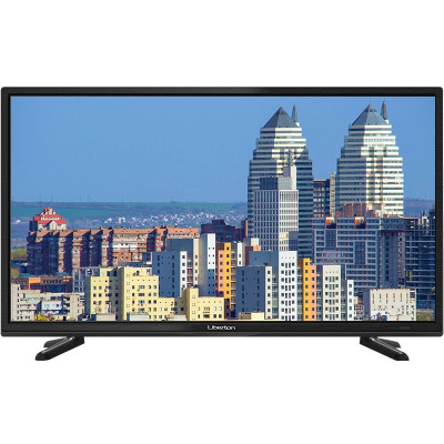 Телевізор 39" Liberton 39AS1HDT, LED, HD, 1366x768, 60 Гц, DVB-T2/С, 3xHDMI, USB, VESA 200x100