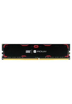 Пам'ять 8Gb DDR4, 2400 MHz, Goodram IRDM, Black, 15-15-15, 1.2V, з радіатором (IR-2400D464L15S/8G)