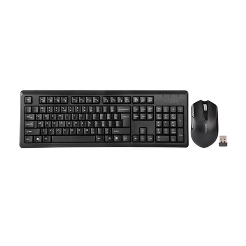Комплект бездротовий A4Tech 4200N, Black, V-TRACK, радіус дії до 15 м
