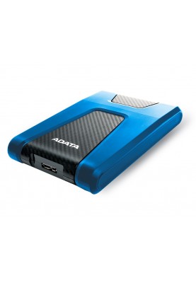 Зовнішній жорсткий диск 1Tb ADATA HD650 "Durable", Blue, 2.5", USB 3.2 (AHD650-1TU31-CBL)