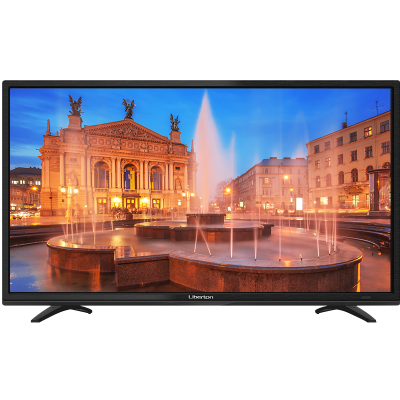 Телевізор 39" Liberton 39AS1HDTA1 LED HD 1366x768, 60 Гц, Smart-TV, DVB-T2/C, 3xHDMI, 2xUSB, VESA 200x100