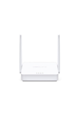 Роутер Mercusys MW301R Wi-Fi 802.11b/g/n, 300Mb, 3 LAN 10/100Mb, режим точки доступу, швидке налаштування безпеки, PoE