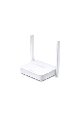Роутер Mercusys MW301R Wi-Fi 802.11b/g/n, 300Mb, 3 LAN 10/100Mb, режим точки доступу, швидке налаштування безпеки, PoE