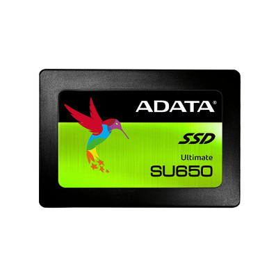 Твердотільний накопичувач 480Gb, ADATA Ultimate SU650, SATA3, 2.5", 3D TLC, 520/450 MB/s (ASU650SS-480GT-R)