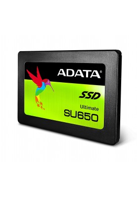 Твердотільний накопичувач 480Gb, ADATA Ultimate SU650, SATA3, 2.5", 3D TLC, 520/450 MB/s (ASU650SS-480GT-R)