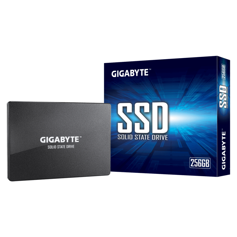 Твердотільний накопичувач 256Gb, Gigabyte, SATA3, 2.5", TLC, 520/500 MB/s (GP-GSTFS31256GTND)