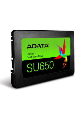 Твердотільний накопичувач 240Gb, ADATA Ultimate SU650, SATA3, 2.5", 3D TLC, 520/450 MB/s (ASU650SS-240GT-R)