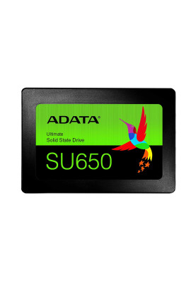 Твердотільний накопичувач 240Gb, ADATA Ultimate SU650, SATA3, 2.5", 3D TLC, 520/450 MB/s (ASU650SS-240GT-R)