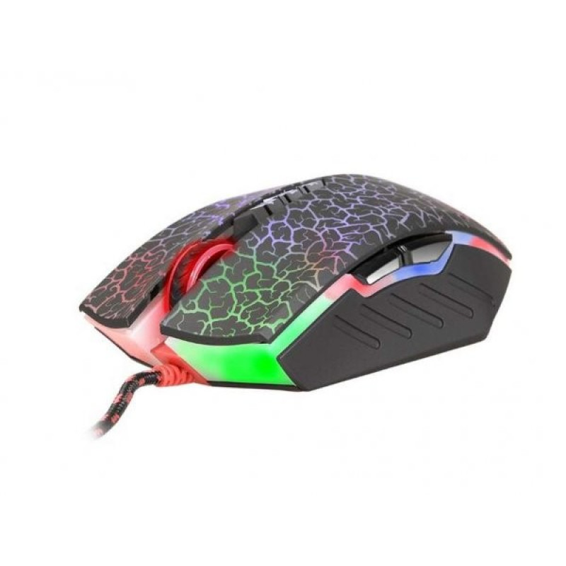 Миша Bloody A70A Black, USB, оптична (сенсор PixArt PMW3327), 1000 - 6200 dpi, 8 кнопок, 1.8 м