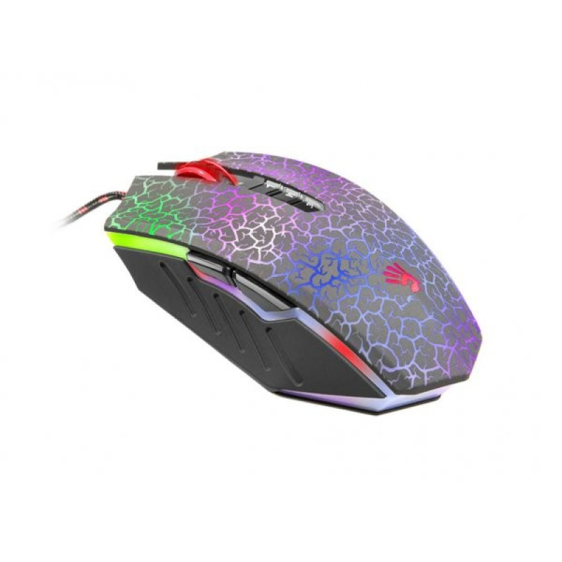 Миша Bloody A70A Black, USB, оптична (сенсор PixArt PMW3327), 1000 - 6200 dpi, 8 кнопок, 1.8 м